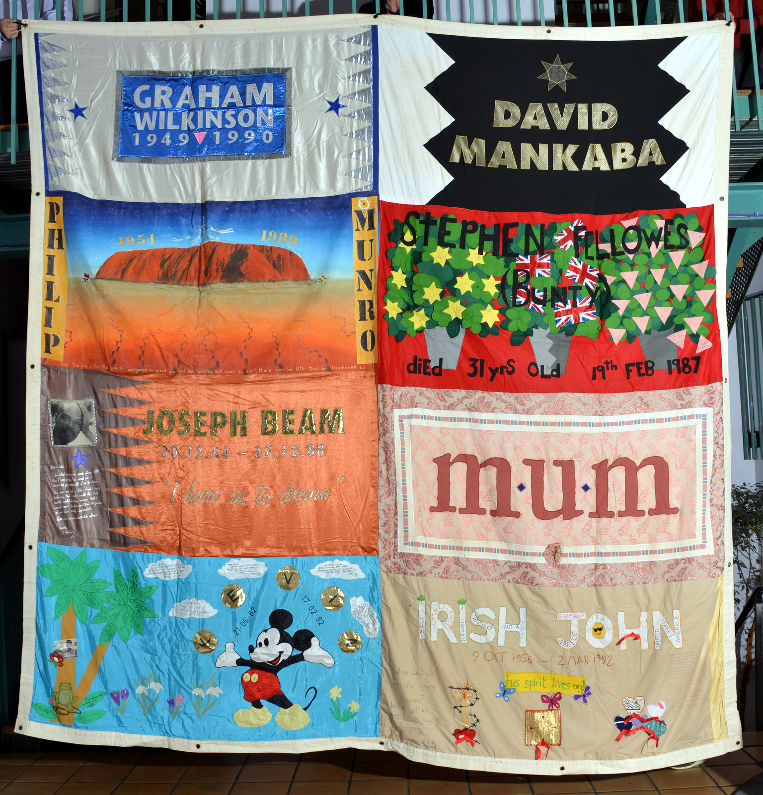 Donate UK AIDS Memorial Quilt